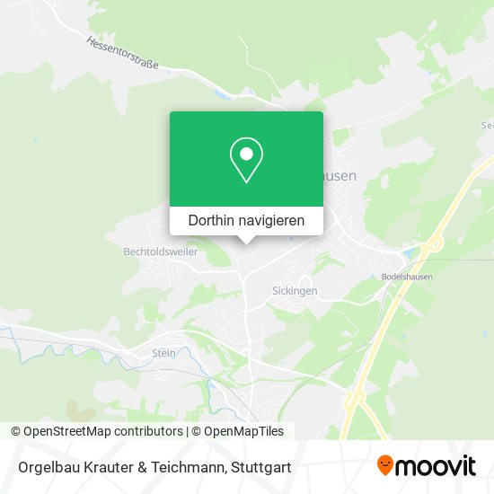 Orgelbau Krauter & Teichmann Karte