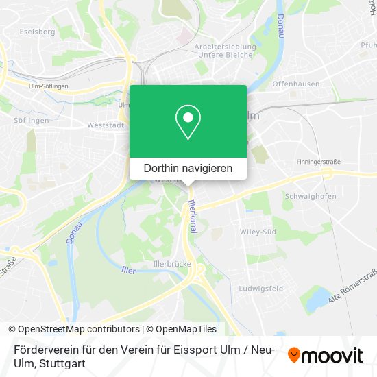 Förderverein für den Verein für Eissport Ulm / Neu-Ulm Karte