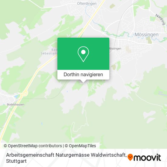 Arbeitsgemeinschaft Naturgemässe Waldwirtschaft Karte