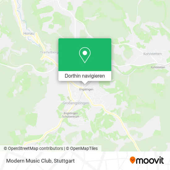 Modern Music Club Karte