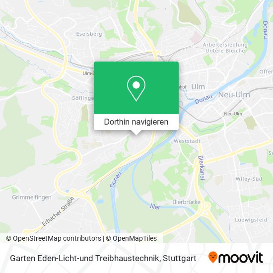 Garten Eden-Licht-und Treibhaustechnik Karte