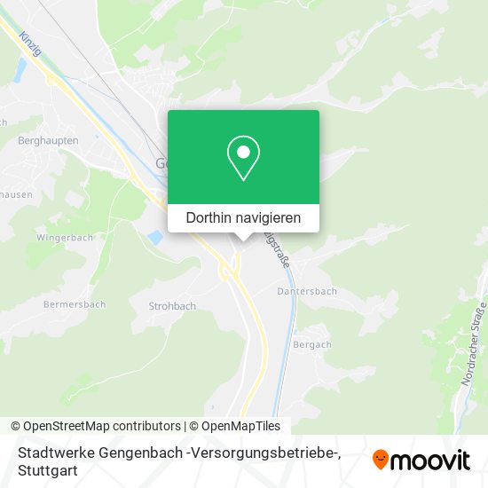 Stadtwerke Gengenbach -Versorgungsbetriebe- Karte