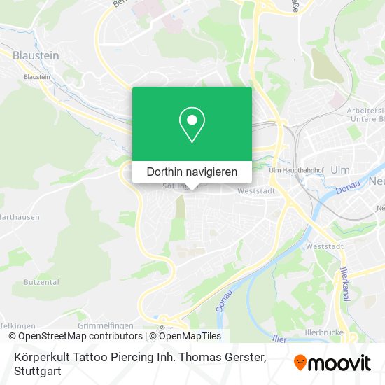 Körperkult Tattoo Piercing Inh. Thomas Gerster Karte