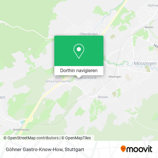 Göhner Gastro-Know-How Karte
