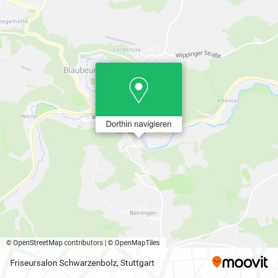 Friseursalon Schwarzenbolz Karte