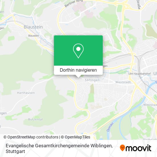 Evangelische Gesamtkirchengemeinde Wiblingen Karte