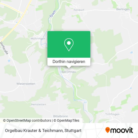 Orgelbau Krauter & Teichmann Karte