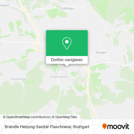 Brändle Heizung-Sanitär-Flaschnerei Karte