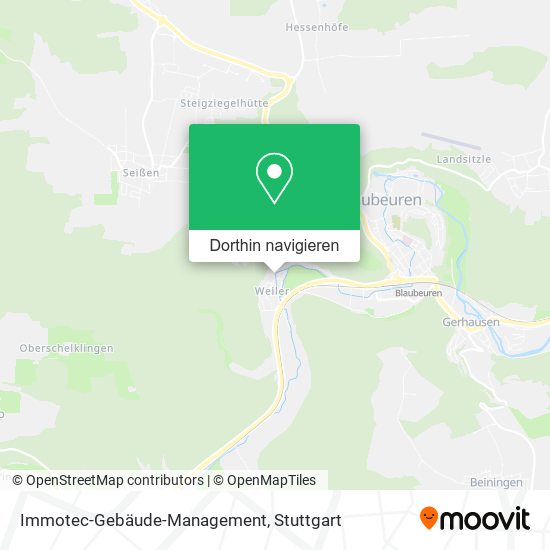 Immotec-Gebäude-Management Karte