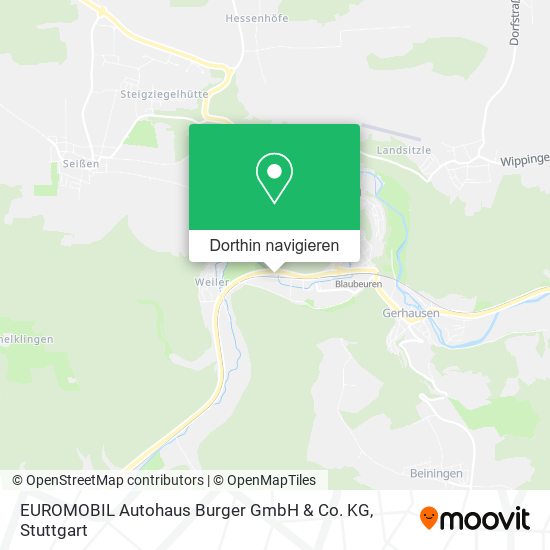 EUROMOBIL Autohaus Burger GmbH & Co. KG Karte
