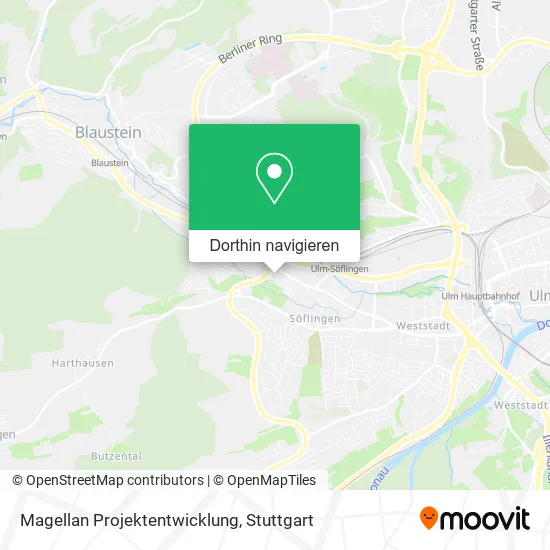 Magellan Projektentwicklung Karte