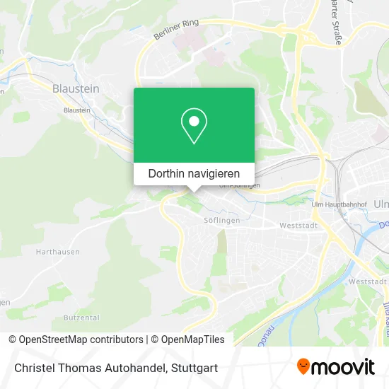 Christel Thomas Autohandel Karte