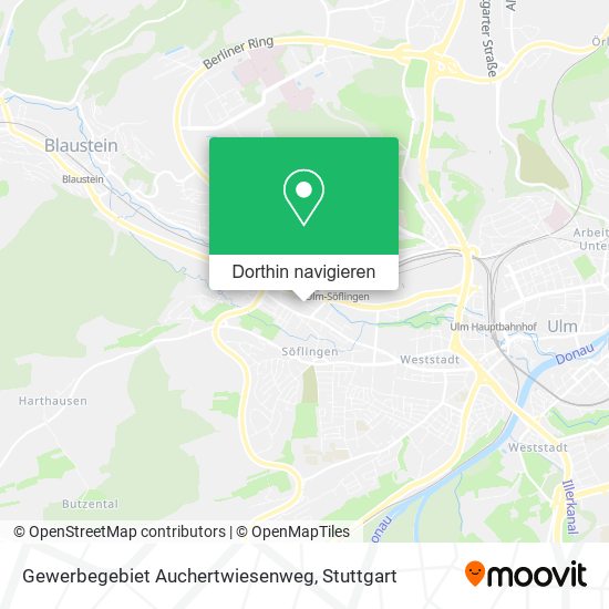 Gewerbegebiet Auchertwiesenweg Karte