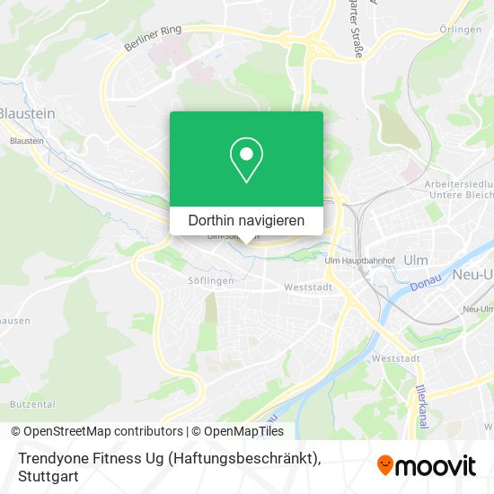 Trendyone Fitness Ug (Haftungsbeschränkt) Karte