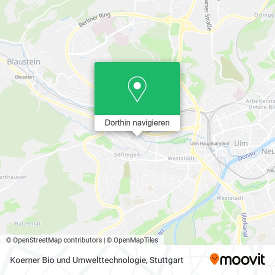 Koerner Bio und Umwelttechnologie Karte