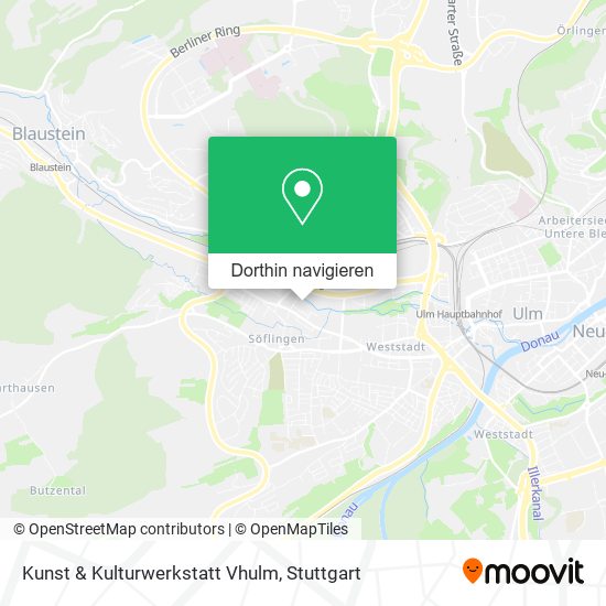 Kunst & Kulturwerkstatt Vhulm Karte