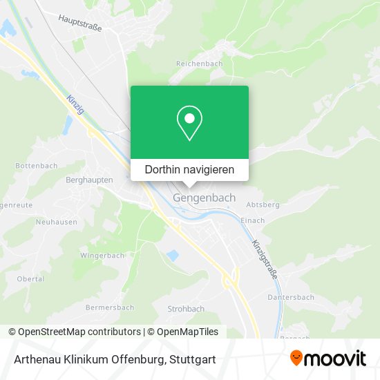 Arthenau Klinikum Offenburg Karte