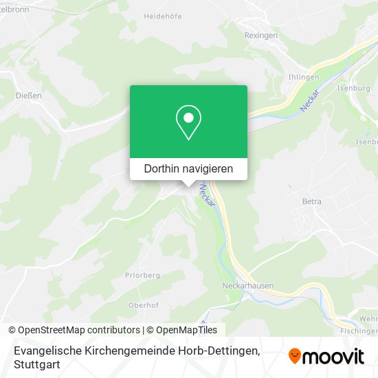 Evangelische Kirchengemeinde Horb-Dettingen Karte