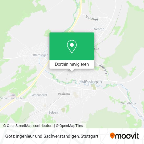 Götz Ingenieur und Sachverständigen Karte