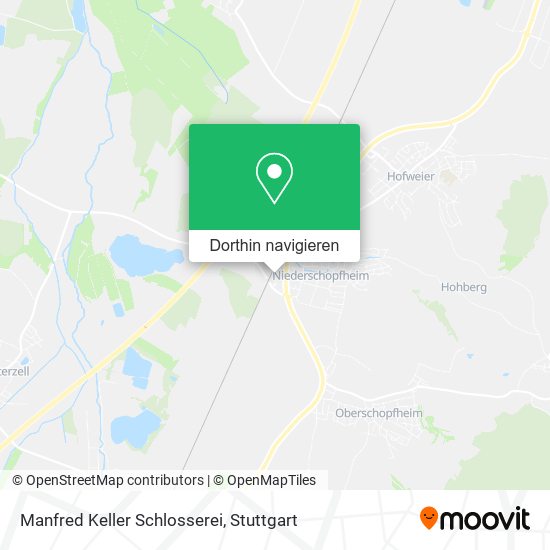 Manfred Keller Schlosserei Karte