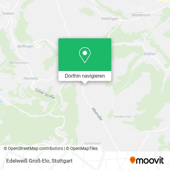 Edelweiß Groß-Elo Karte