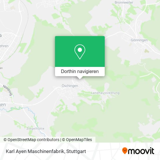 Karl Ayen Maschinenfabrik Karte