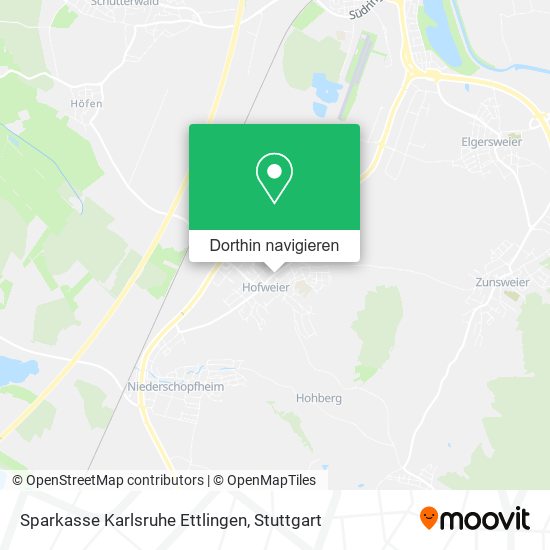 Sparkasse Karlsruhe Ettlingen Karte
