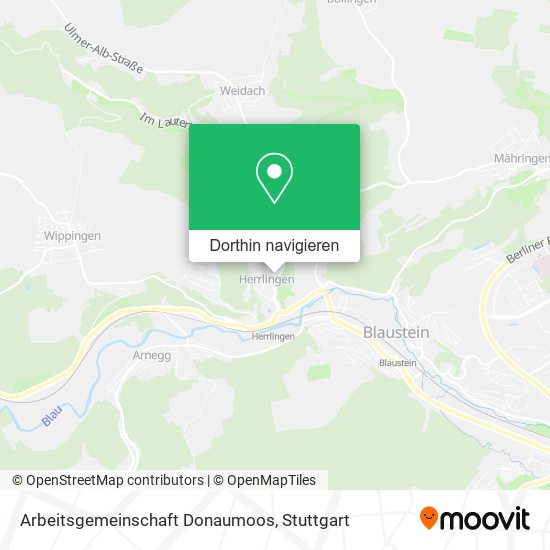 Arbeitsgemeinschaft Donaumoos Karte
