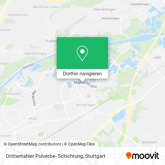 Drittentahler Pulverbe- Schichtung Karte