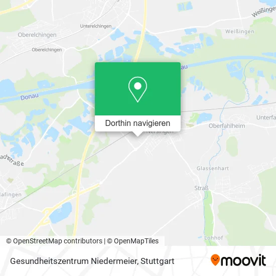 Gesundheitszentrum Niedermeier Karte
