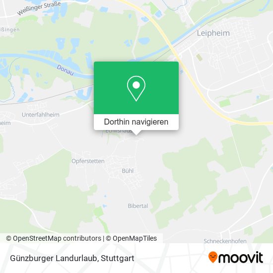 Günzburger Landurlaub Karte