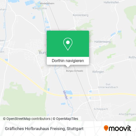Gräfliches Hofbrauhaus Freising Karte