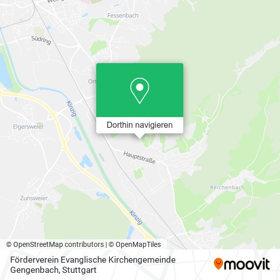 Förderverein Evanglische Kirchengemeinde Gengenbach Karte