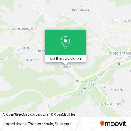 Israelitische Töchterschule Karte