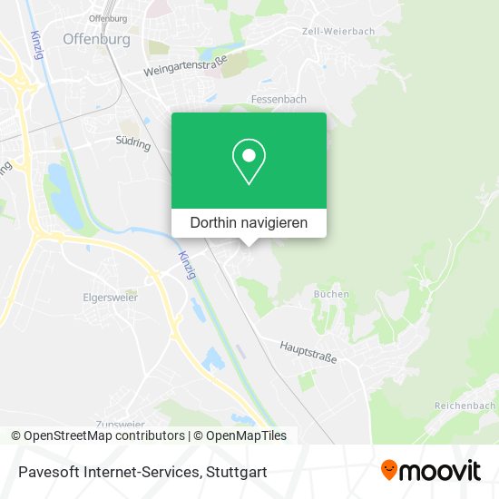 Pavesoft Internet-Services Karte