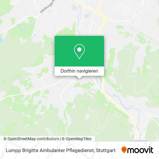 Lumpp Brigitte Ambulanter Pflegedienst Karte