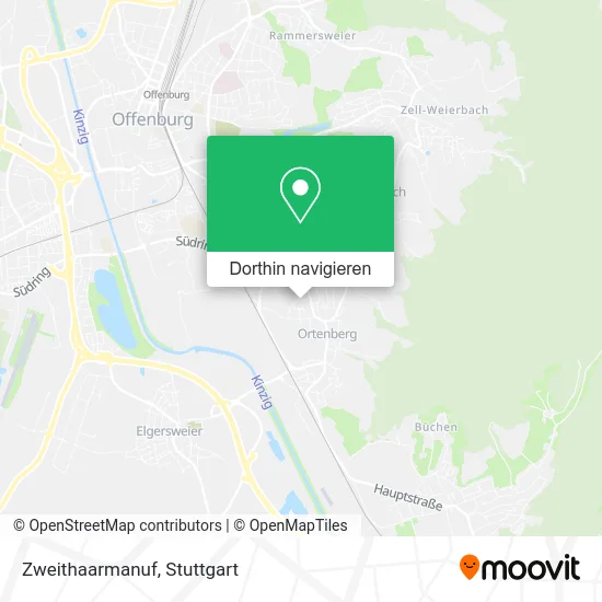 Zweithaarmanuf Karte