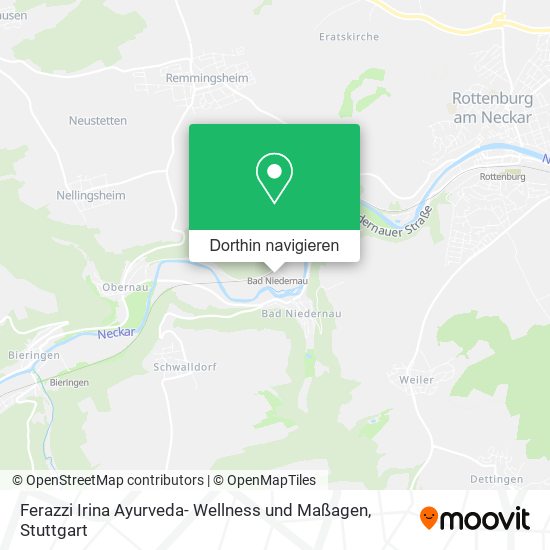 Ferazzi Irina Ayurveda- Wellness und Maßagen Karte