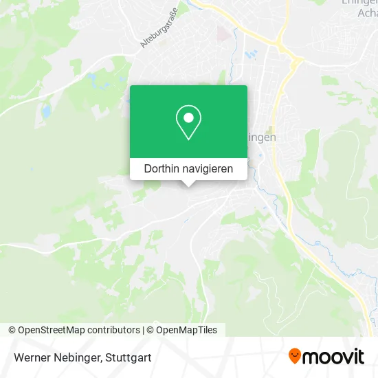 Werner Nebinger Karte