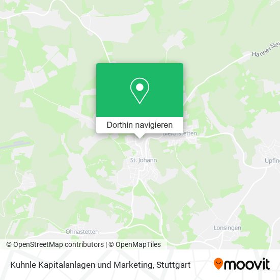 Kuhnle Kapitalanlagen und Marketing Karte