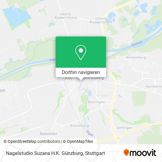 Nagelstudio Suzana H.K. Günzburg Karte
