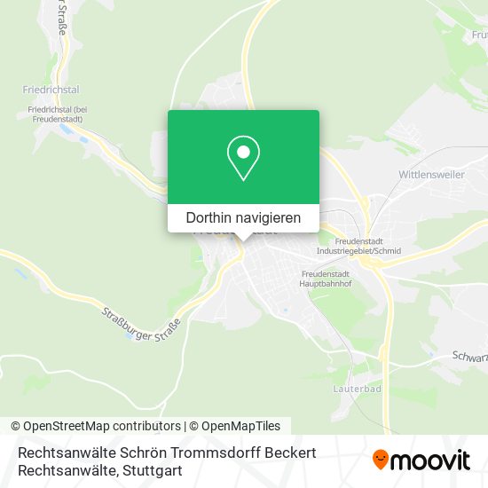 Rechtsanwälte Schrön Trommsdorff Beckert Rechtsanwälte Karte