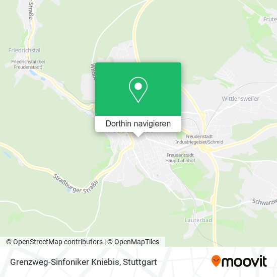 Grenzweg-Sinfoniker Kniebis Karte