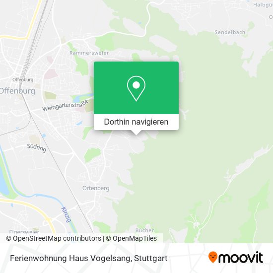 Ferienwohnung Haus Vogelsang Karte