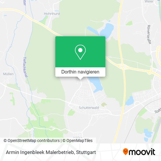 Armin Ingenbleek Malerbetrieb Karte
