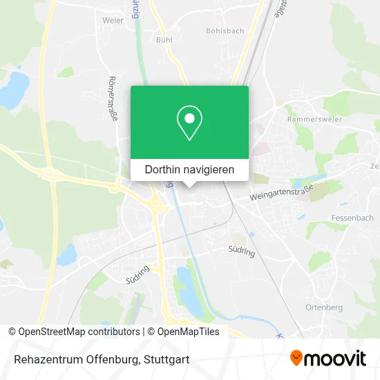 Rehazentrum Offenburg Karte
