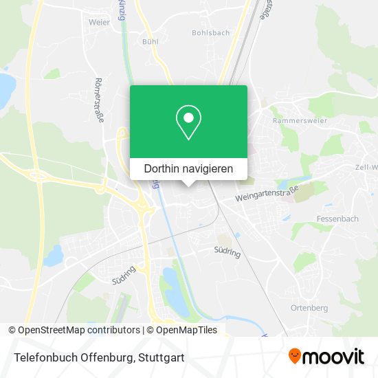 Telefonbuch Offenburg Karte