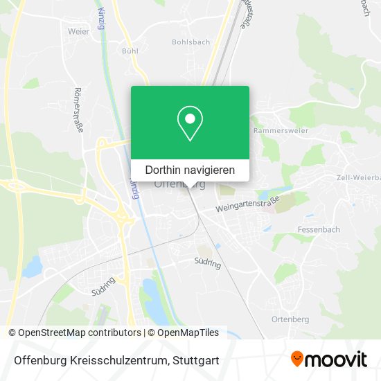 Offenburg Kreisschulzentrum Karte