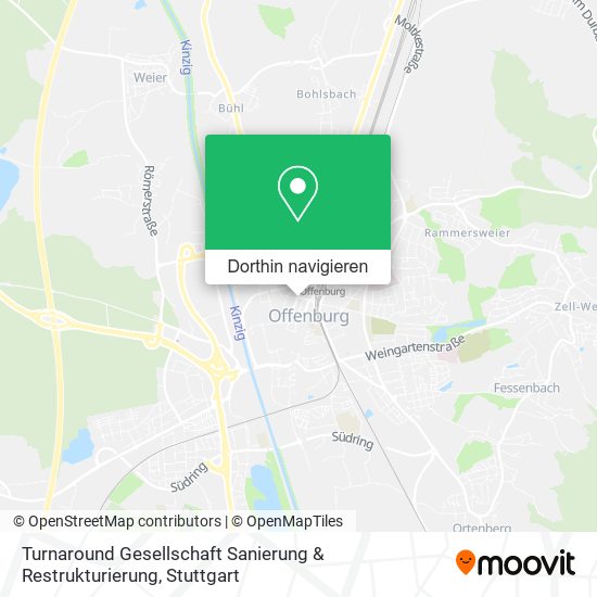 Turnaround Gesellschaft Sanierung & Restrukturierung Karte