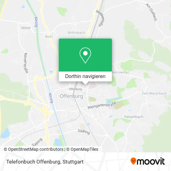 Telefonbuch Offenburg Karte